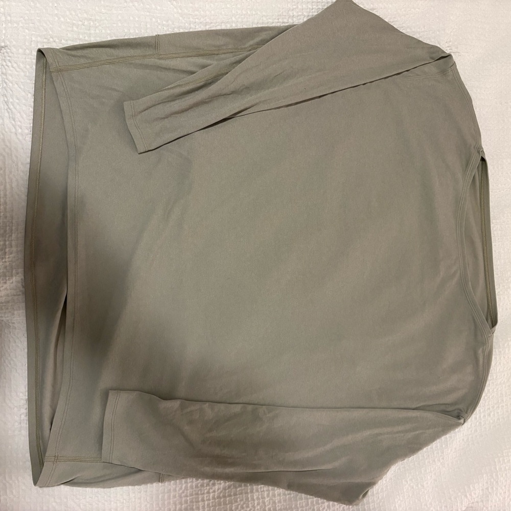 Lululemon Back in Action Top - Heathered Raw Linen